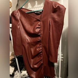 Dress that looks like leather